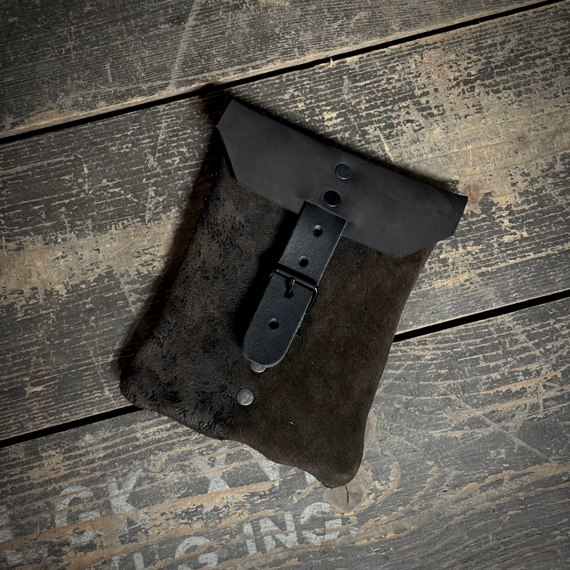 Gürteltasche Schwarz Antik
