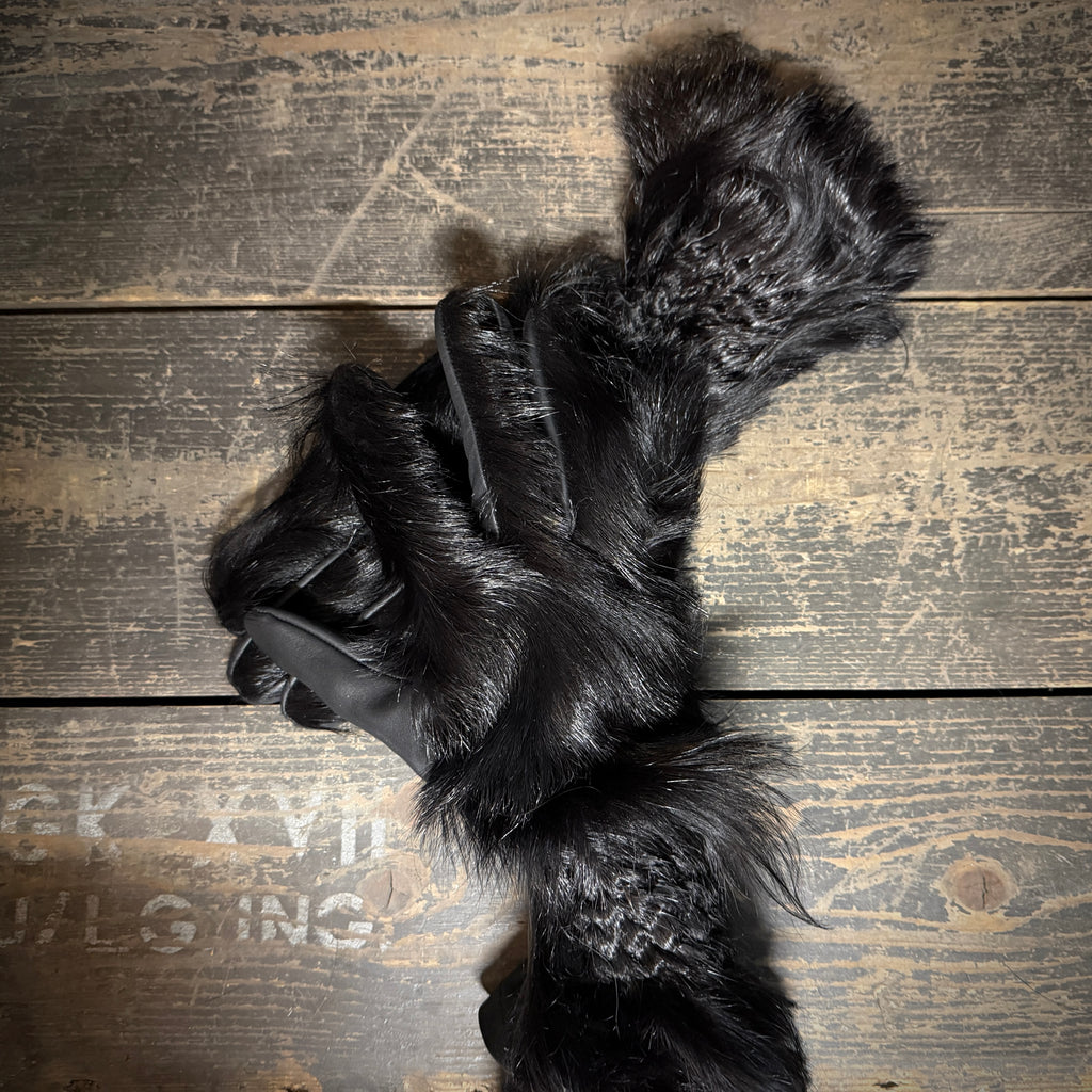 Fellhandschuhe | Schwarz