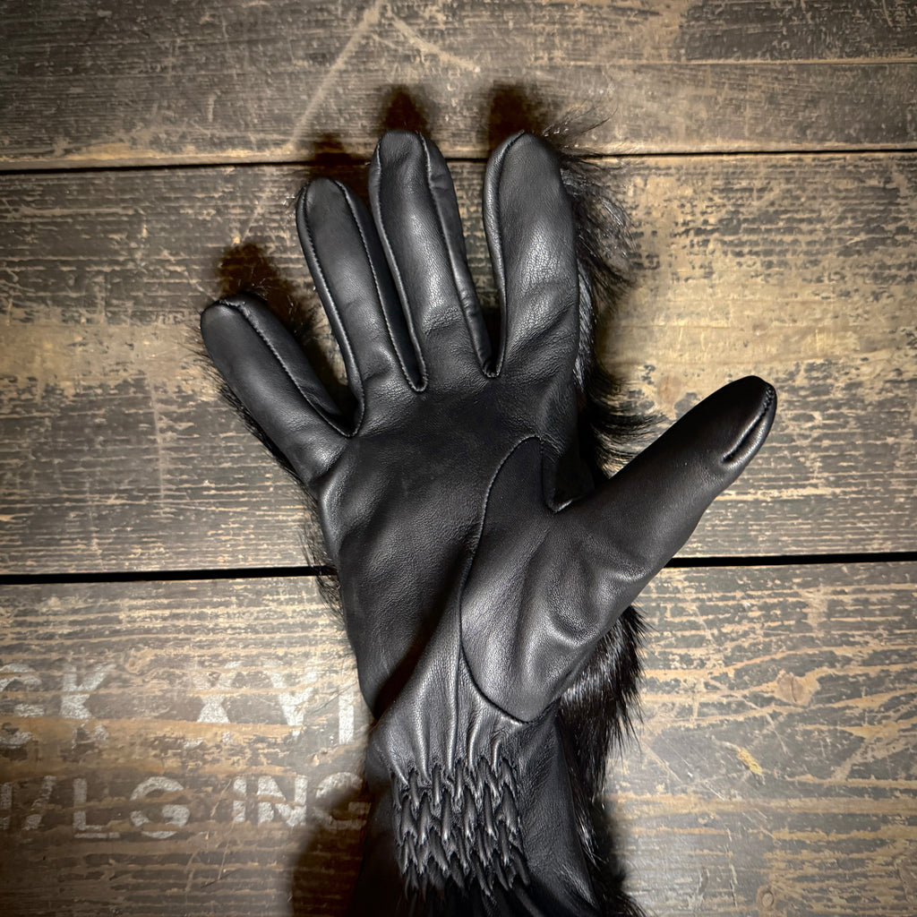 Fellhandschuhe | Schwarz