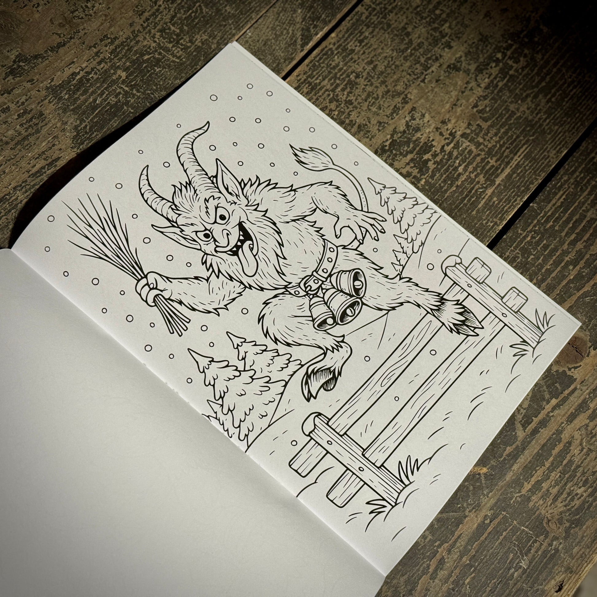 Krampus Malbuch