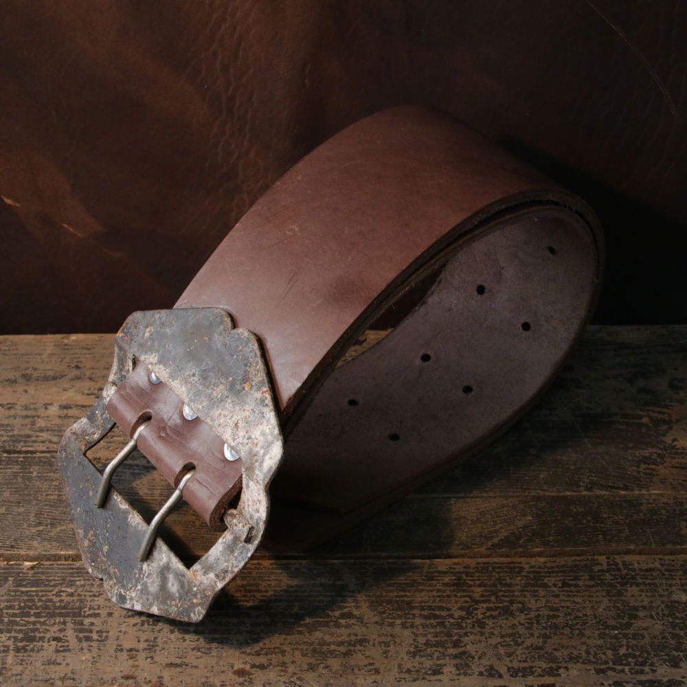 Ledergürtel 10cm | Braun