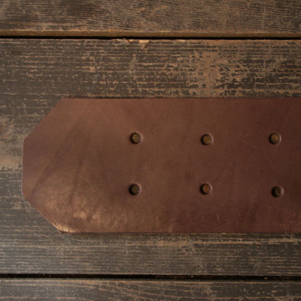 Ledergürtel 10cm | Braun